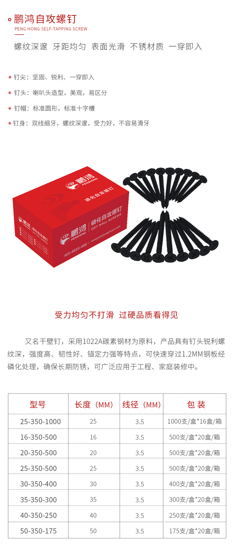 bifa必发集团自攻螺钉